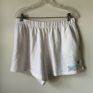 Garage White Lounge Shorts